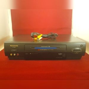 Panasonic PV-4662 4-Head Omnivision VHS/VCR Works Great SEE VIDEO